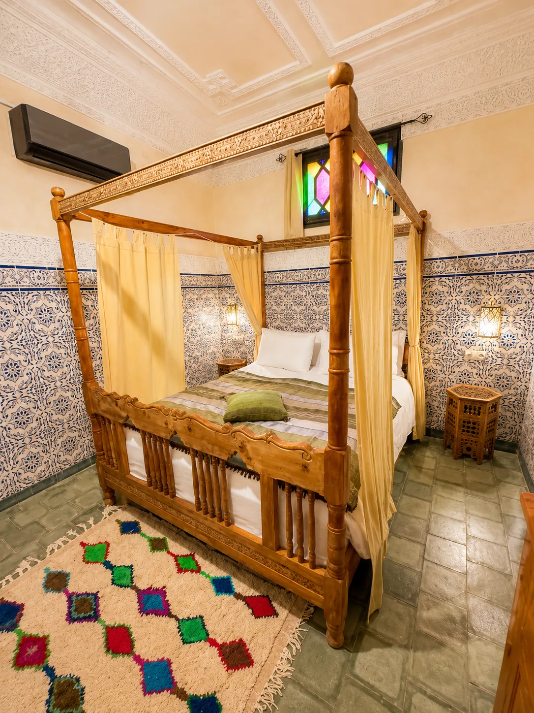 Another view of the Dahab room at Riad Tasneem