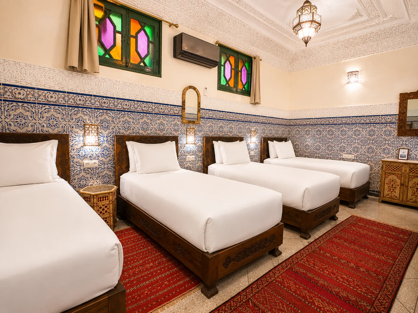 Detail view of Jannat room at Riad Tasneem