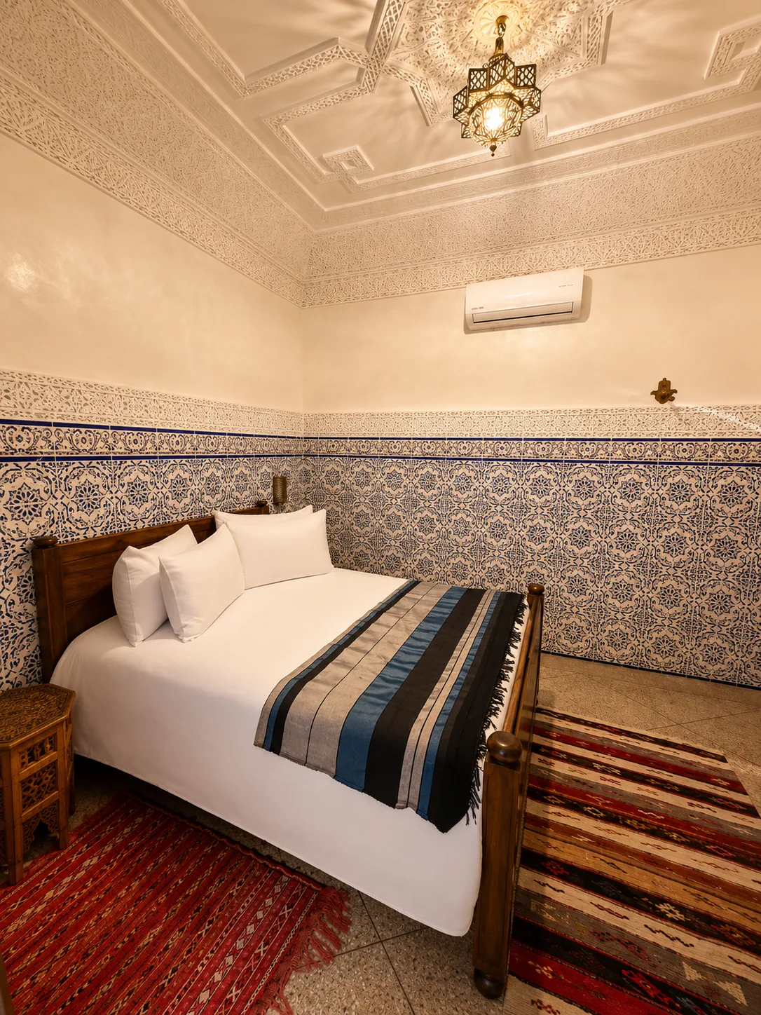 Detail view of Laila room at Riad Tasneem
