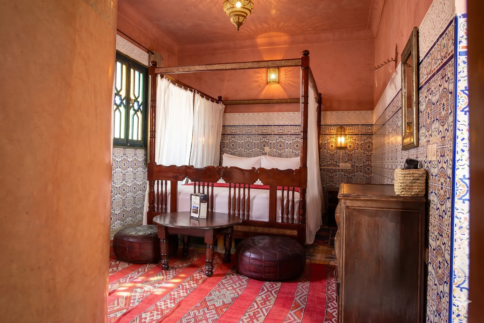 Detail view of Shahrazad room at Riad Tasneem