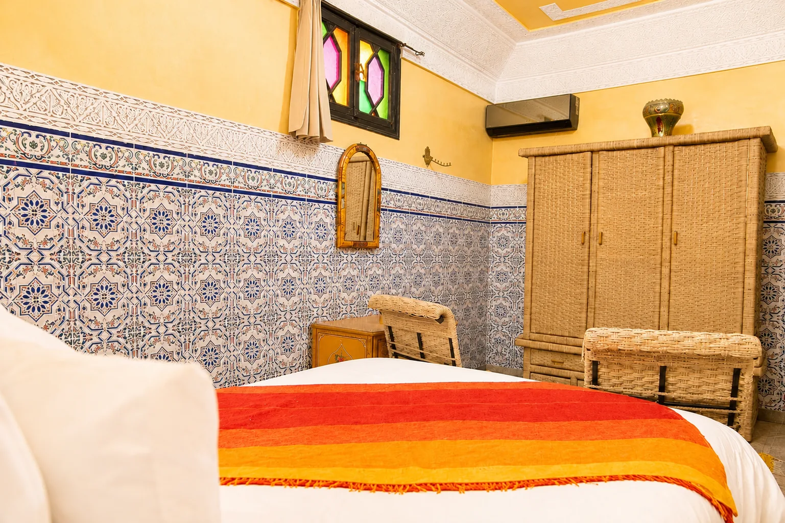 Another view of Yasmin room at Riad Tasneem